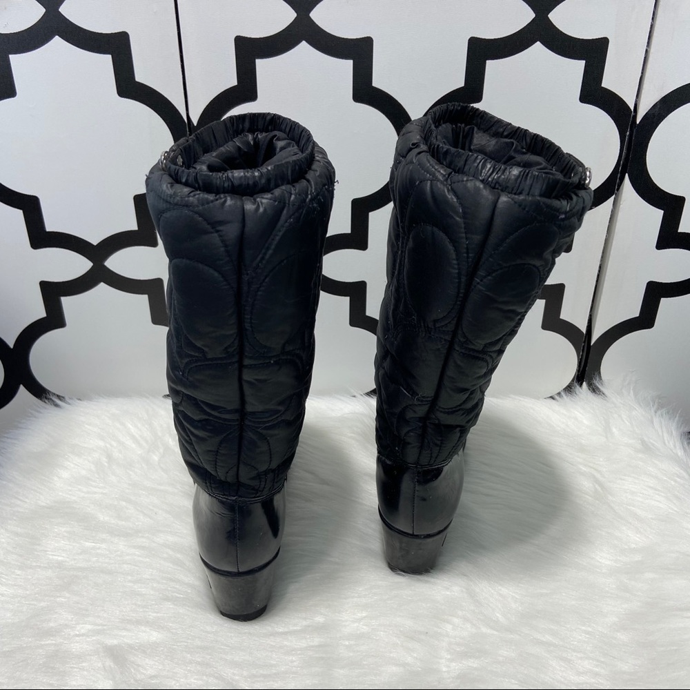 Coach Black Cantina Winter Wedge Boot - Picture 7 of 9